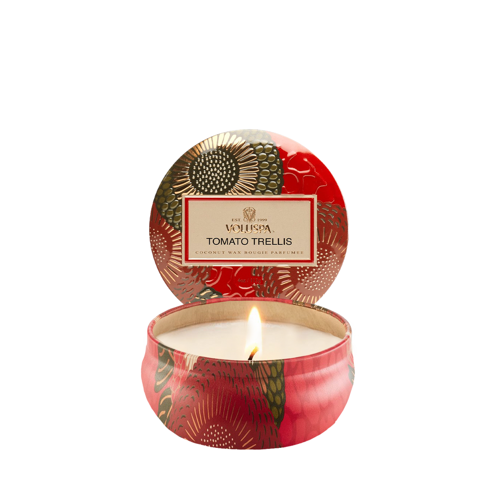 VOLUSPA Tomato Trellis Petite Tin Candle