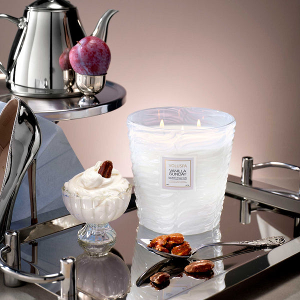 VOLUSPA Vanilla Sunday 3 Wick Hearth