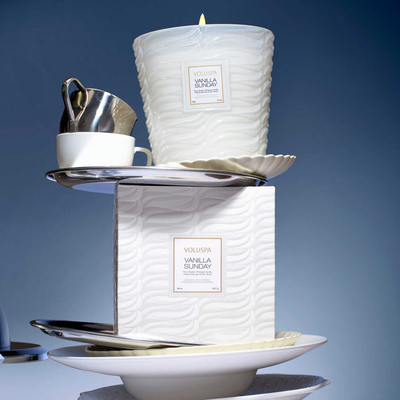 VOLUSPA Vanilla Sunday 3 Wick Hearth