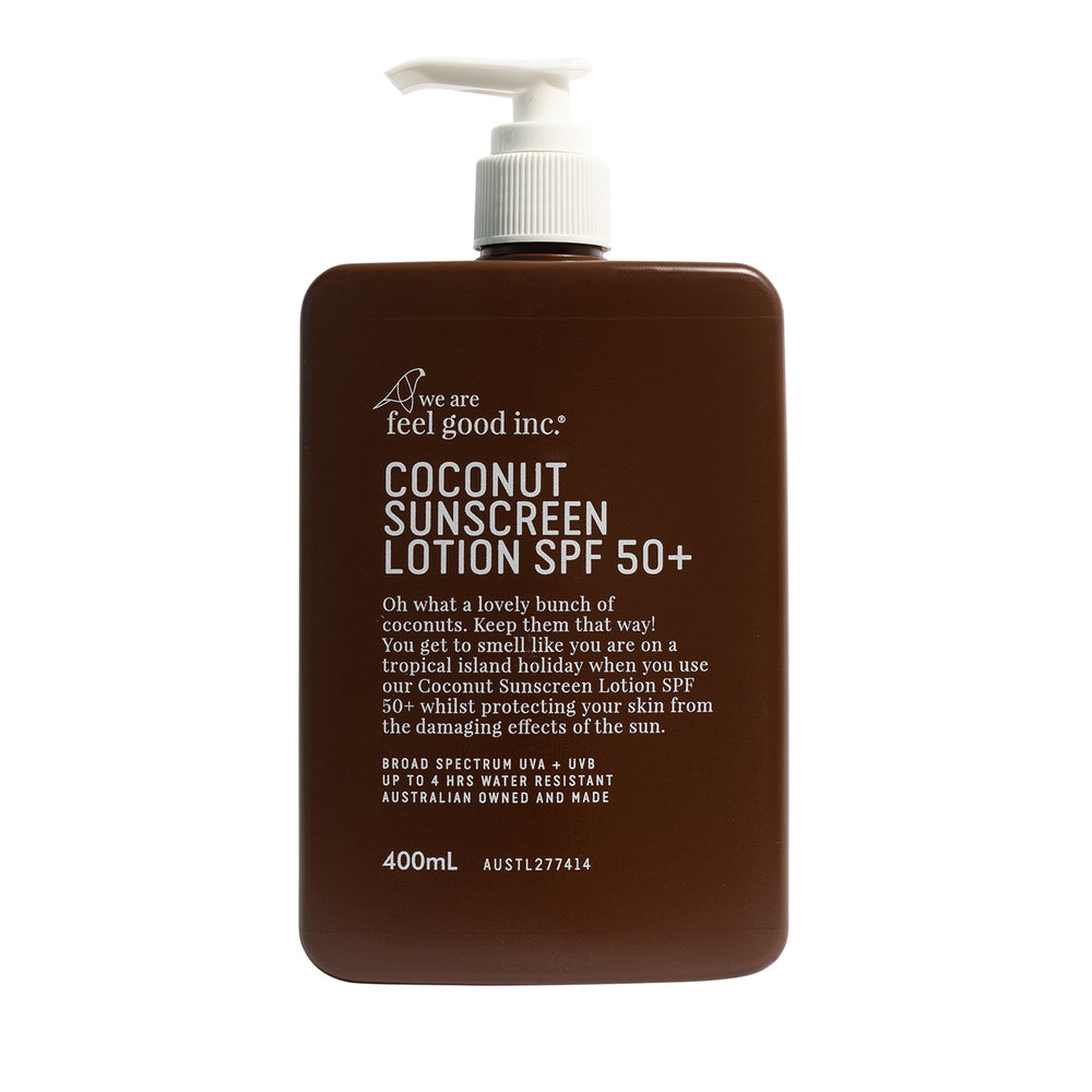 We Are Feel Good Inc. Coconut Sunscreen Lotion SPF50+ 400ml