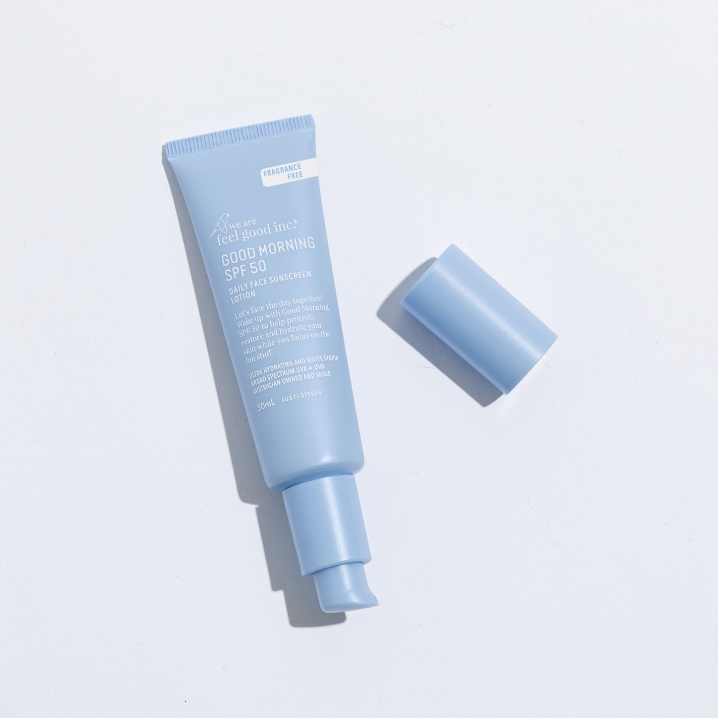 We Are Feel Good Inc. Good Morning SPF50 Daily Face Sunscreen - Fragrance Free