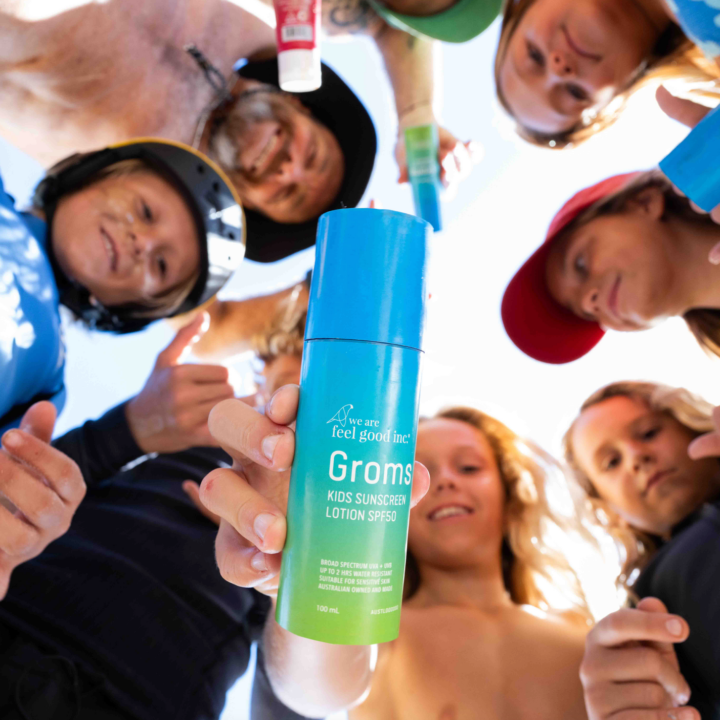 We Are Feel Good Inc. Groms Kids Sunscreen Lotion SPF50 Roll On