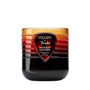 X Fender: Midnight Leather Boxed Candle