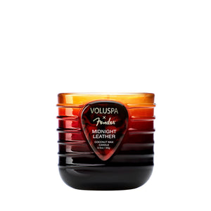 X Fender: Midnight Leather Mini Boxed Candle