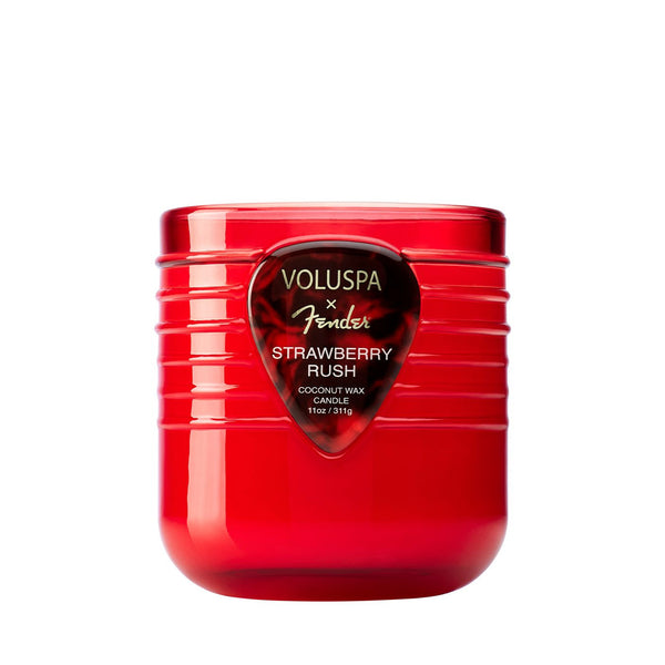 X Fender: Strawberry Rush Boxed Candle