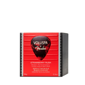 X Fender: Strawberry Rush Mini Boxed Candle