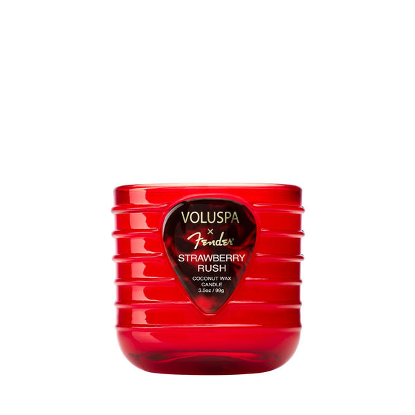 X Fender: Strawberry Rush Mini Boxed Candle
