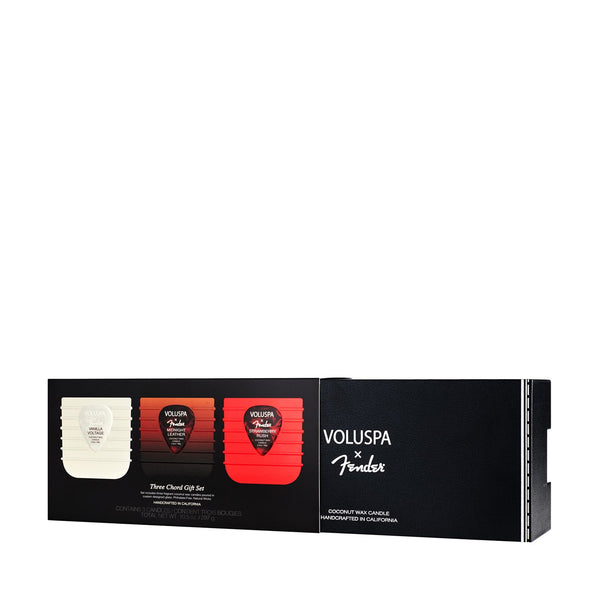 X Fender: 'Three Chord' Candle Gift Set