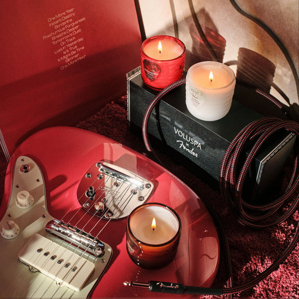 X Fender: Vanilla Voltage Boxed Candle