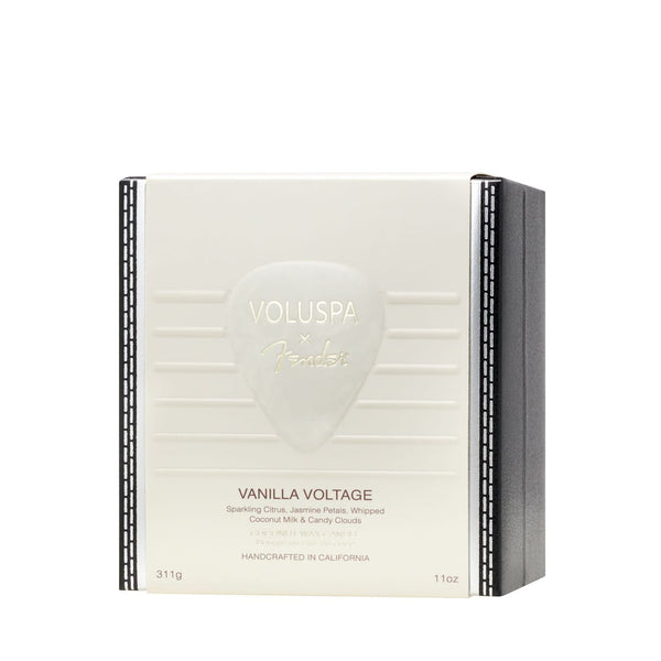 X Fender: Vanilla Voltage Boxed Candle
