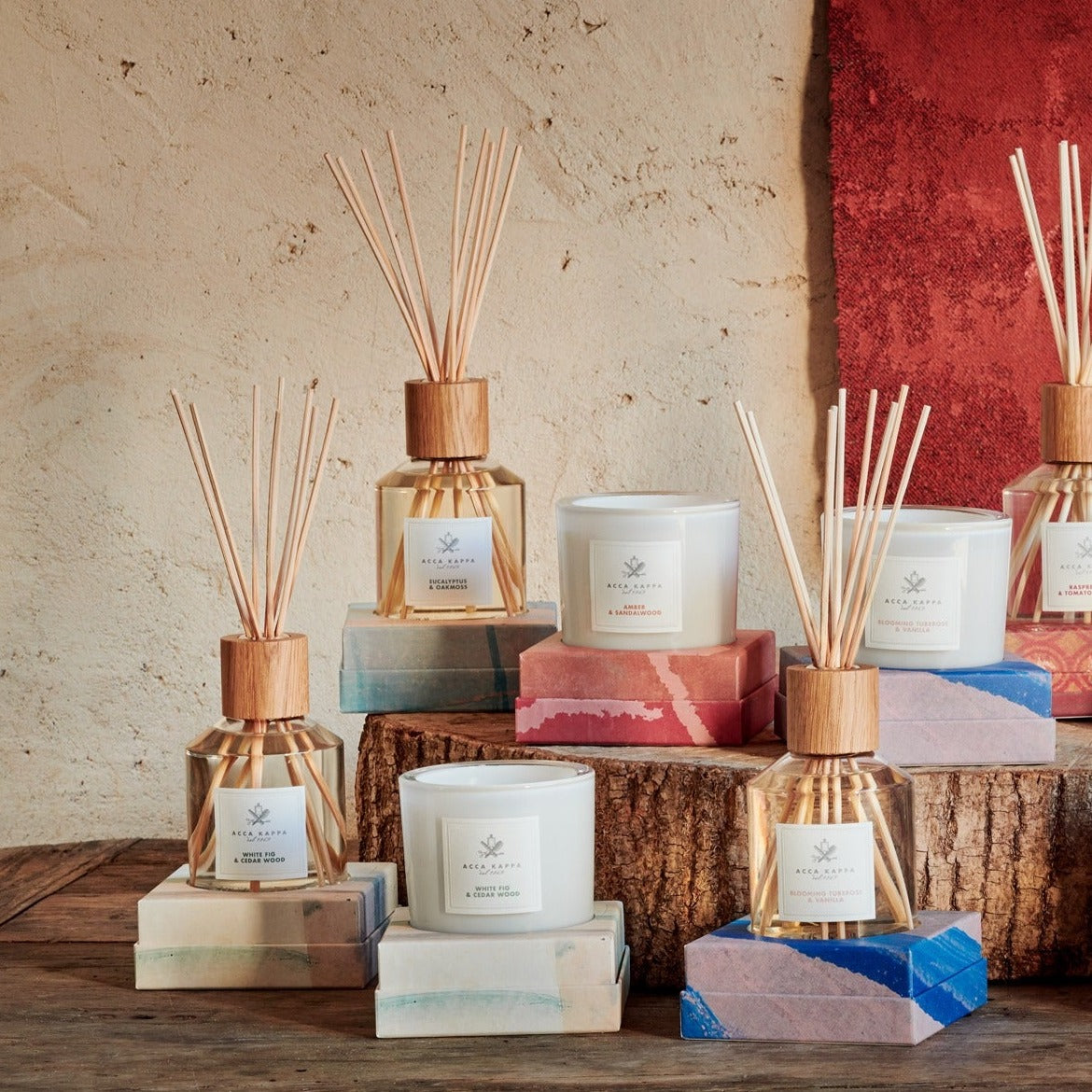 Acca Kappa Eucalyptus & Oakmoss Diffuser Refill + Reeds