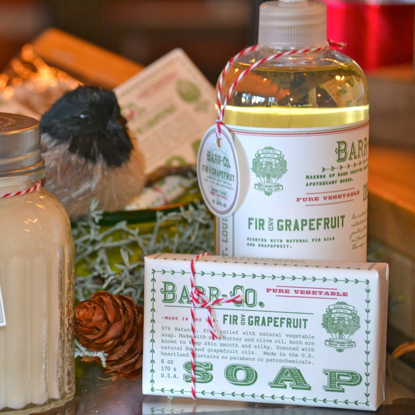 Barr-Co Fir + Grapefruit Liquid Soap Refill