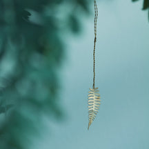 Fog Linen Work Jardin Brass Leaf
