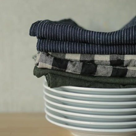 Fog Linen Work Thick Linen Kitchen Cloth: Laurel