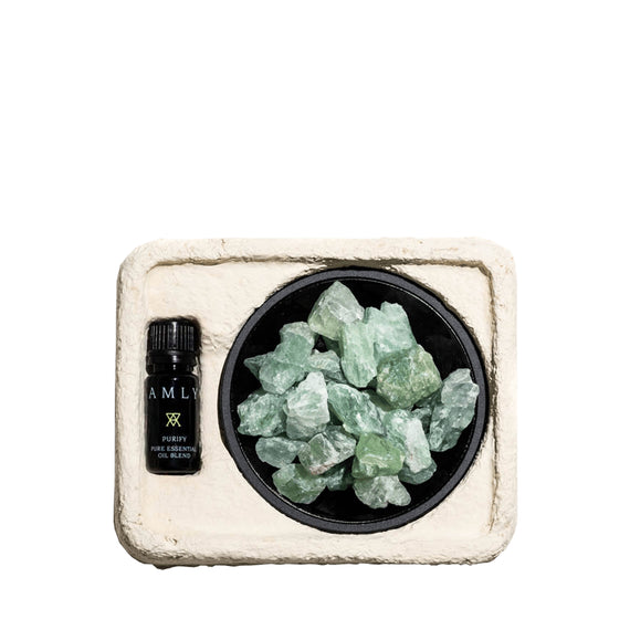 Amly Purify Fluorite Pot Pourri Set