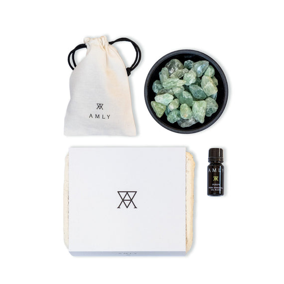 Amly Purify Fluorite Pot Pourri Set