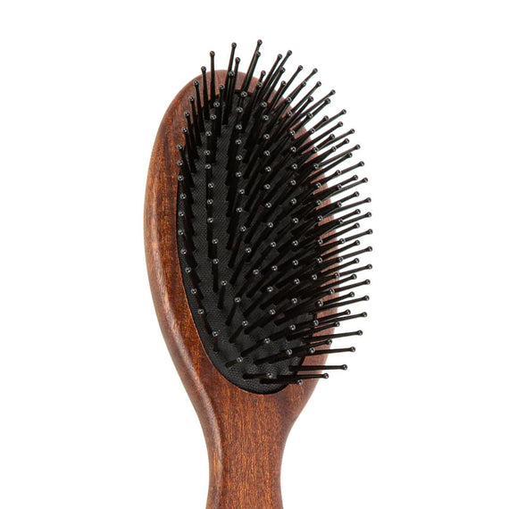 Acca Kappa Kitobe Wood Oval Hair Brush with Pins