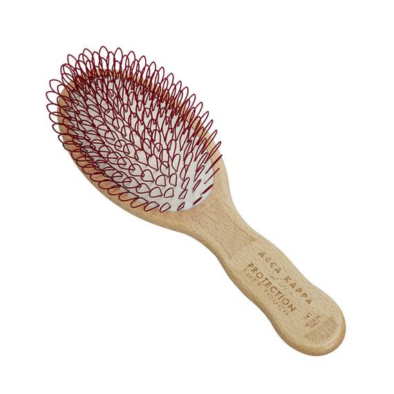 Acca Kappa Protection Hair Brush - Soft Red Bristles