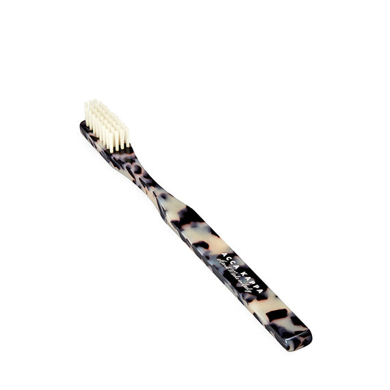 Acca Kappa Tortoise Shell Toothbrush - Black & White