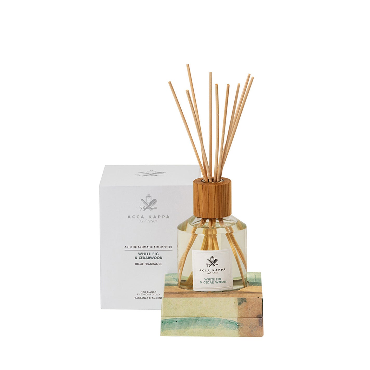 Acca Kappa White Fig & Cedar Wood Diffuser + Reeds