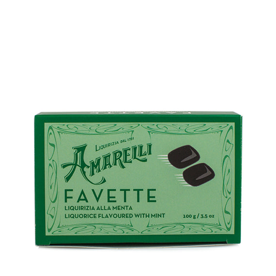 Amarelli Favette Mint Licorice - Green Box