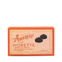 Amarelli Morette Orange Soft Licorice - Orange Box