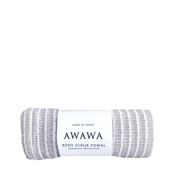 Mujun Awawa Body Scrub Towel - Grey