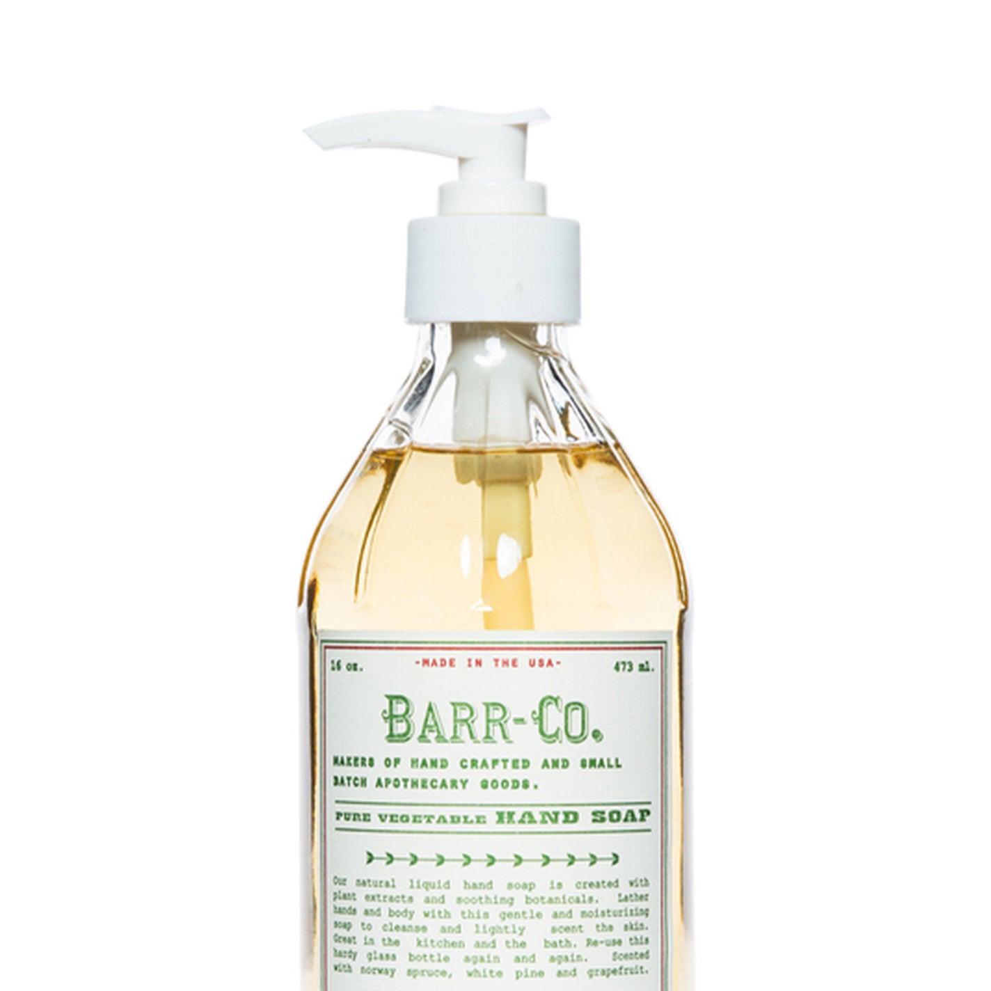 Barr-Co Fir & Grapefruit Liquid Hand Soap
