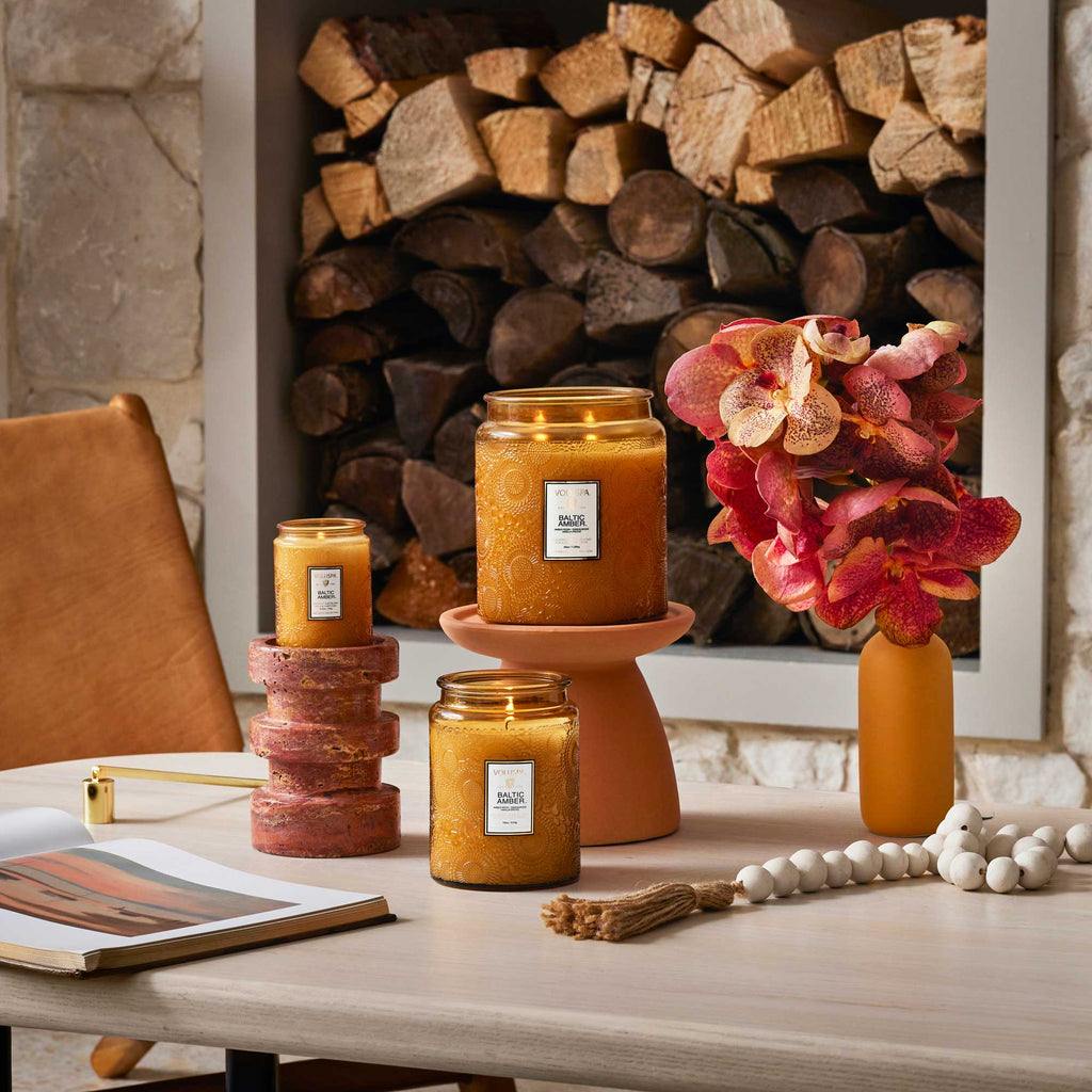 VOLUSPA Baltic Amber Luxe 2 Wick Candle