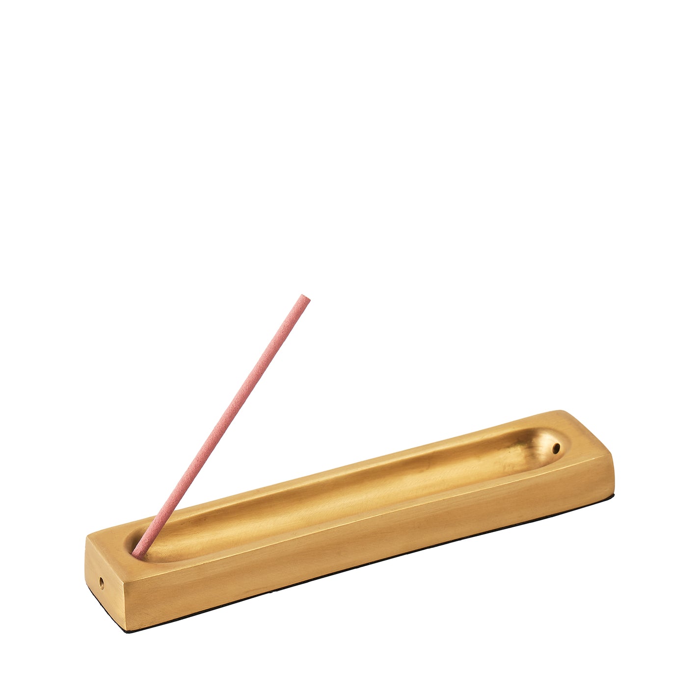 Fog Linen Work Brass Incense Holder - Rectangle