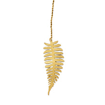 Fog Linen Work Jardin Brass Leaf