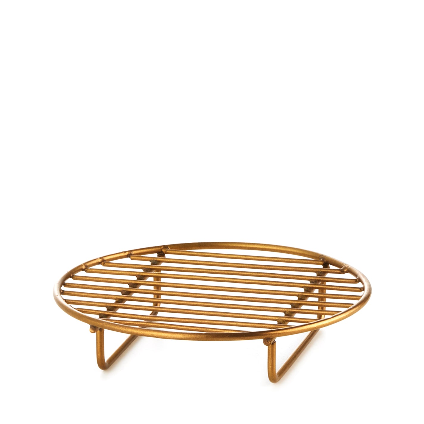 Fog Linen Work Brass Wire Stand Round