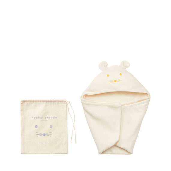 Fog Linen Work Baby Swaddle in Bag