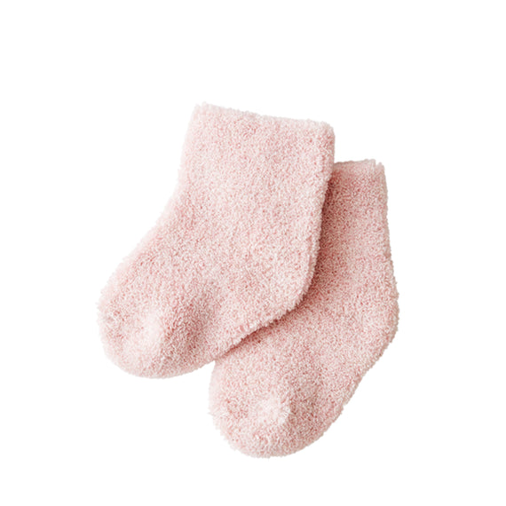 Fog Linen Work Baby Socks - Pink