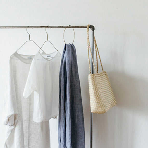 Fog Linen Work Brass Circle Hanger - Small