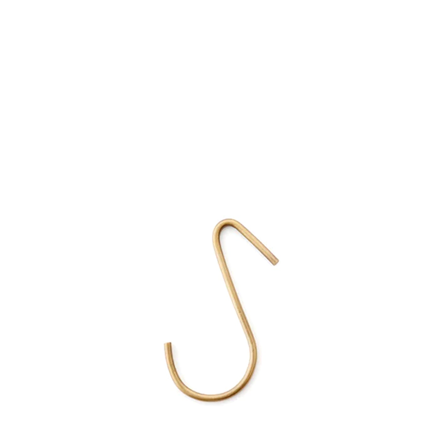 Fog Linen Work Brass J Hook: Small