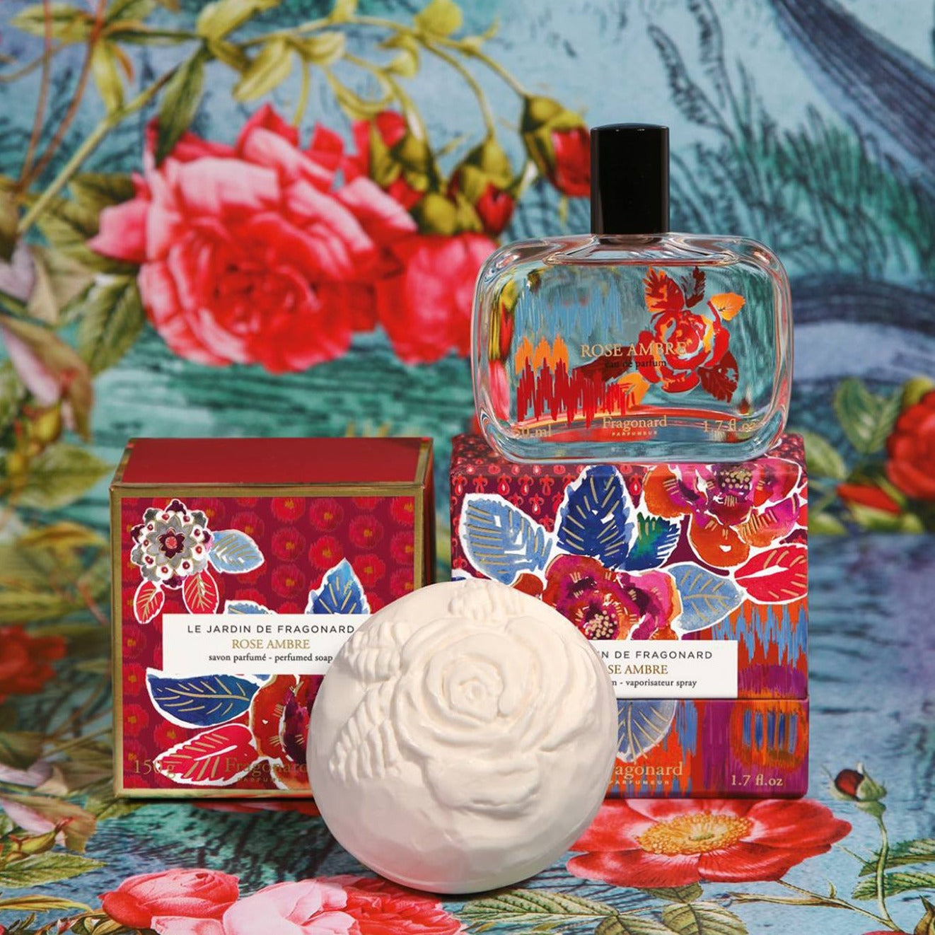 Fragonard Rose Ambre Perfumed Soap