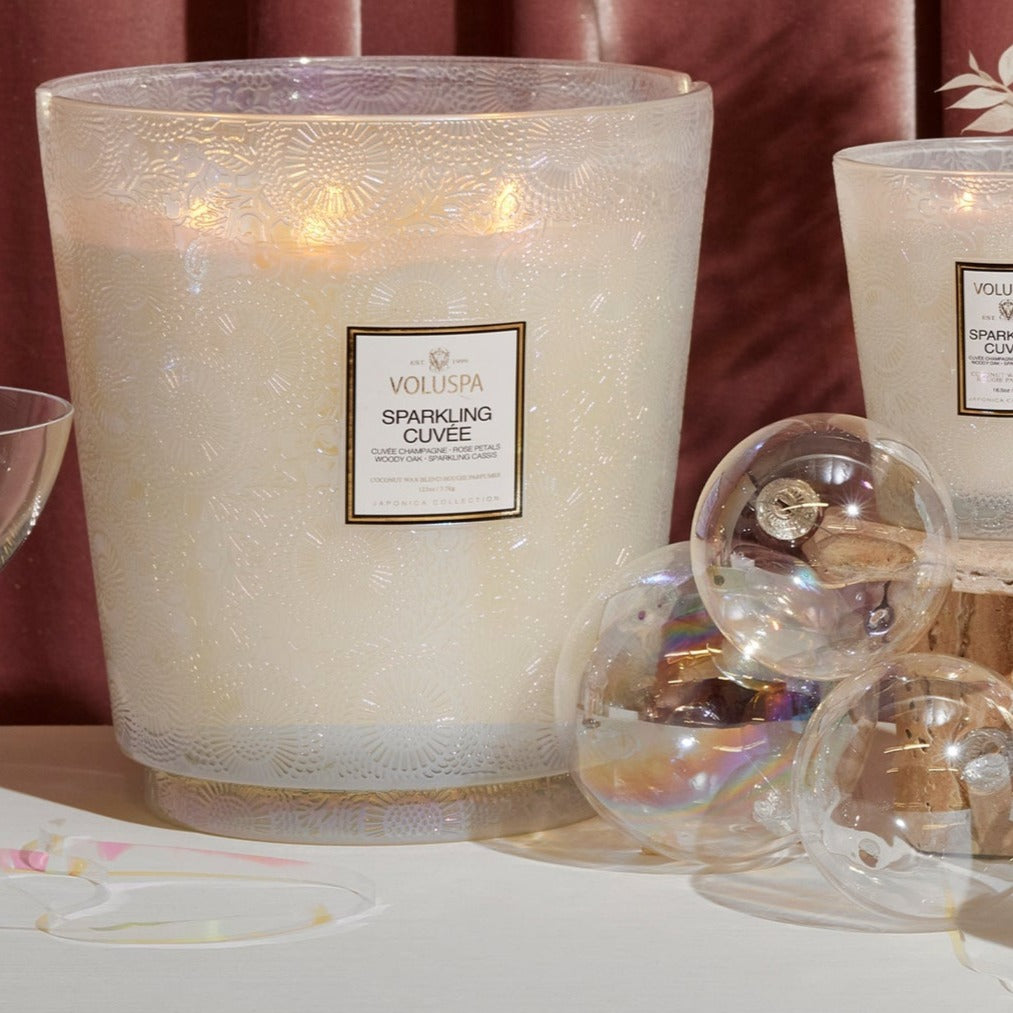 VOLUSPA Sparkling Cuvée 250hr Hearth Candle