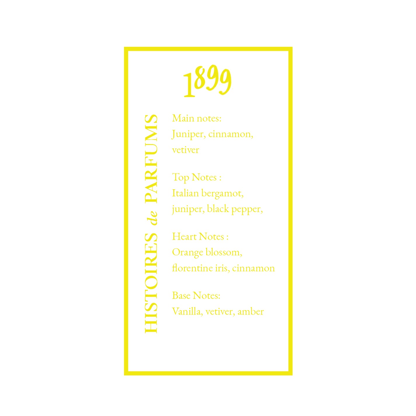 Histoires de Parfums 1899 Eau de Parfum