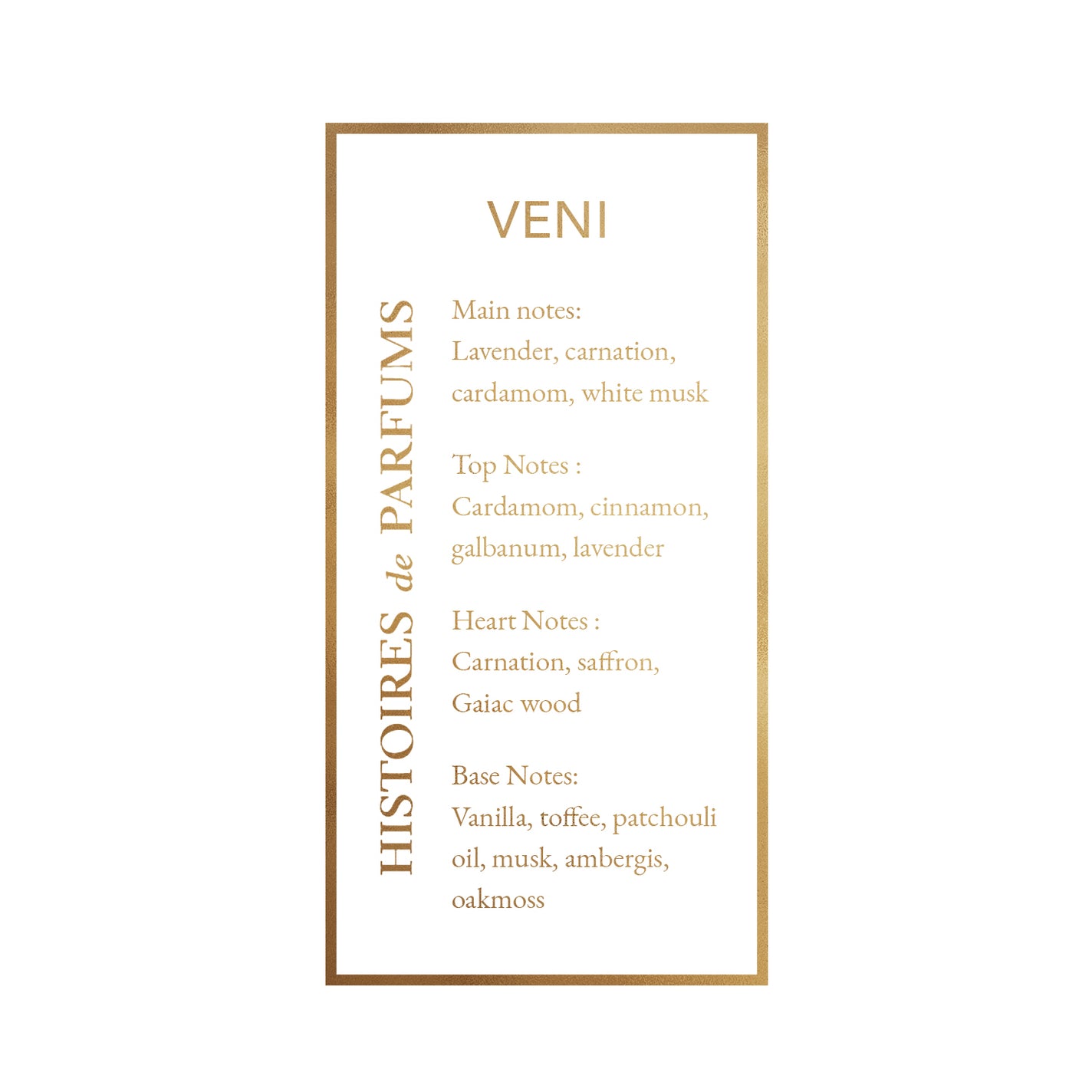 Histoires de Parfums Veni Eau de Parfum