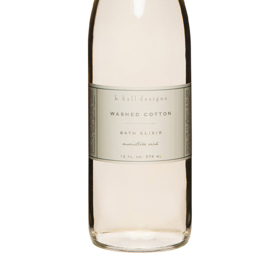 k. Hall Washed Cotton Bath Elixir