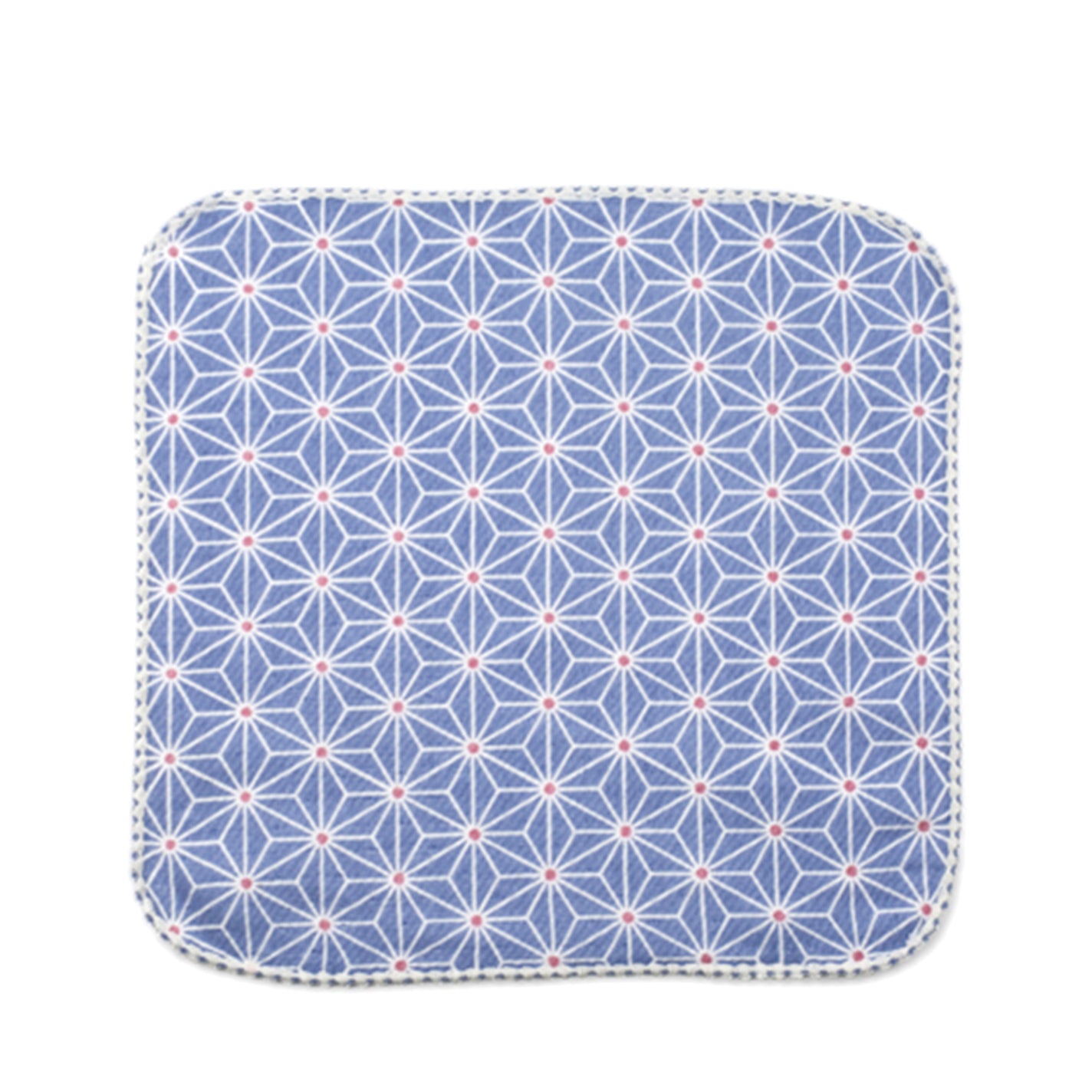 Kontex Haikara Handkerchief - Asanoha Blue
