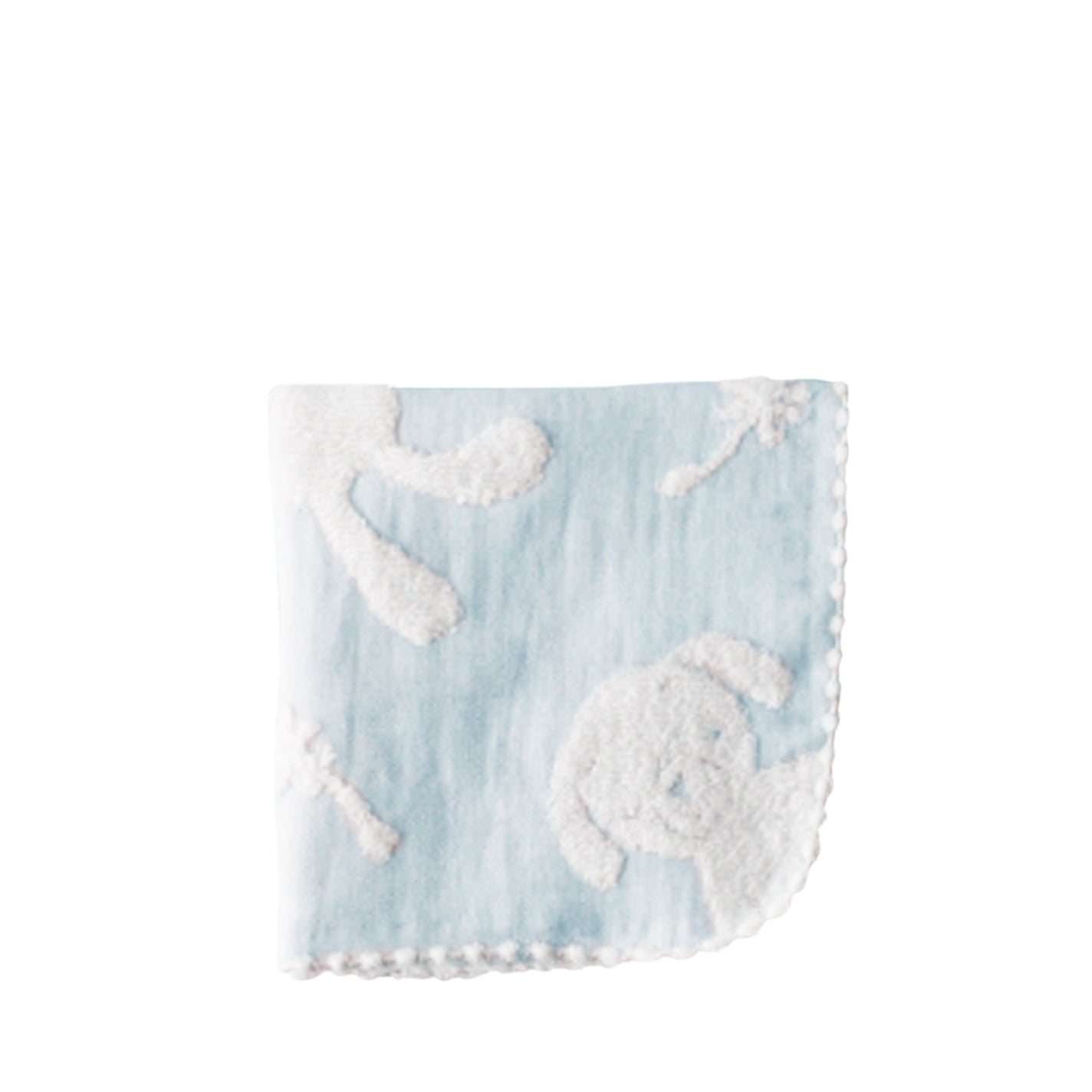 Kontex Macaron Face Cloth - Blue Puppy