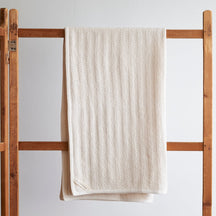 Fog Linen Work Herringbone Cotton Bath Towel
