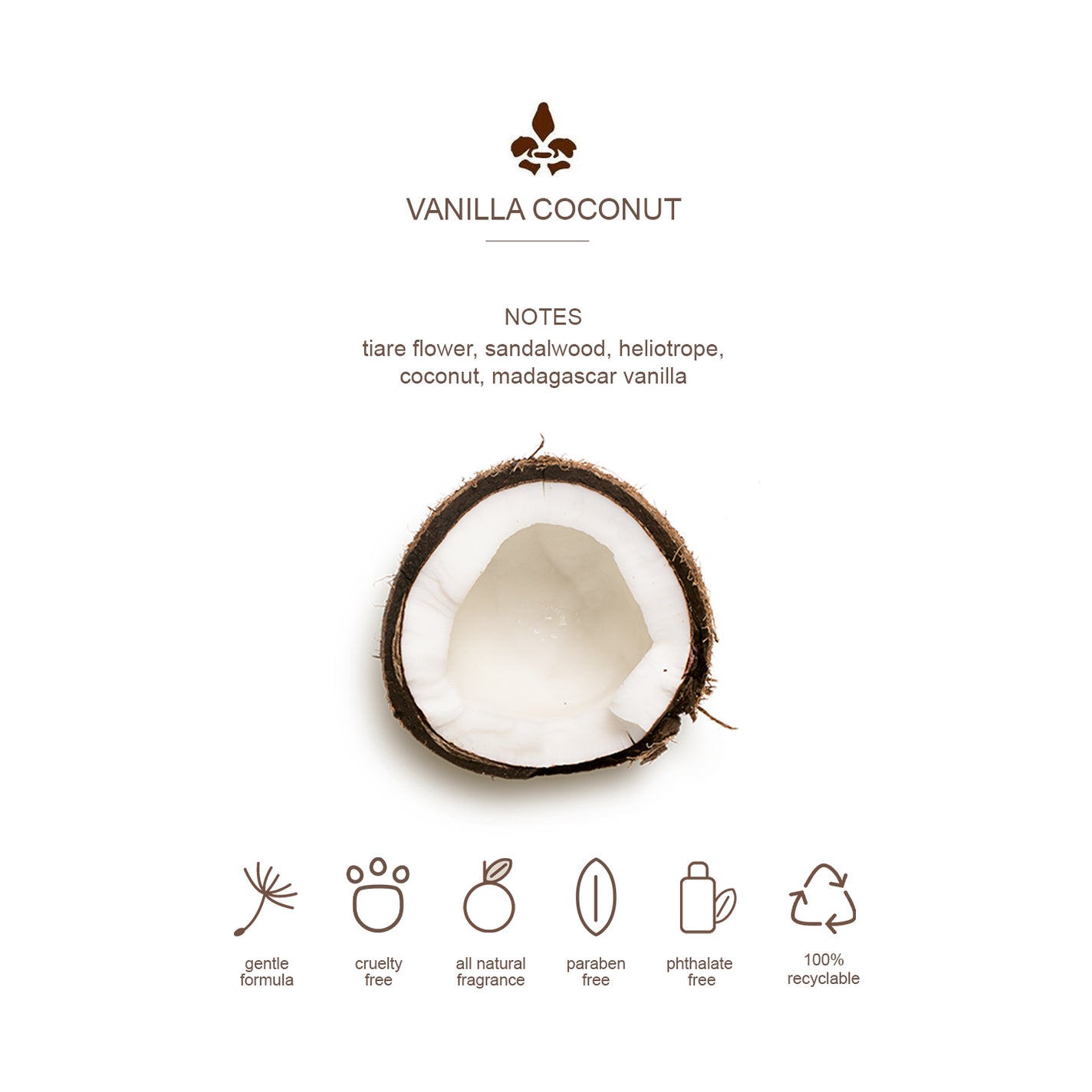 Lavanila Vanilla Coconut Roller Ball Healthy Fragrance