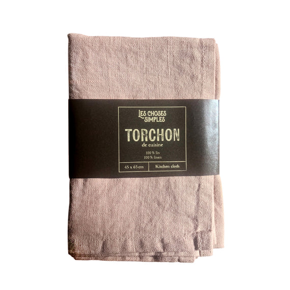 Les Choses Simples Linen Tea Towel - Dusty Pink