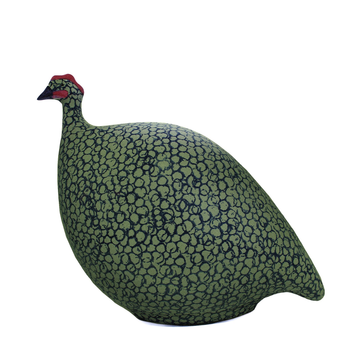 Pintade (Guinea Fowl) Medium - Cobalt Speckled Sage