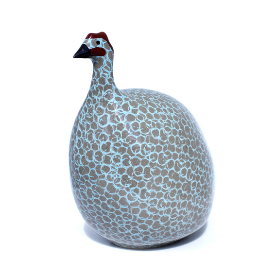 Pintade (Guinea Fowl) Large - Turquoise
