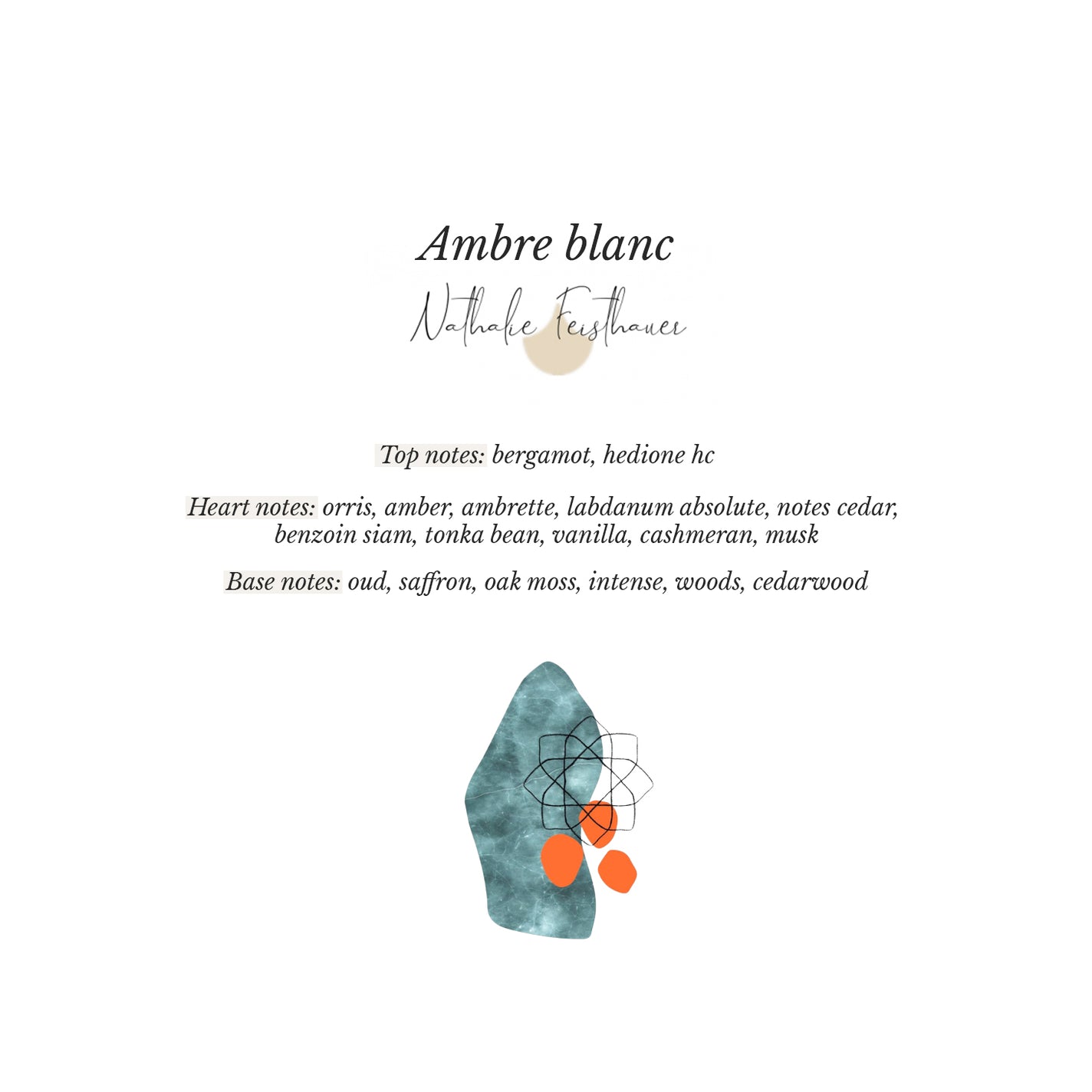 Maison Rebatchi Amber Blanc Eau de Parfum