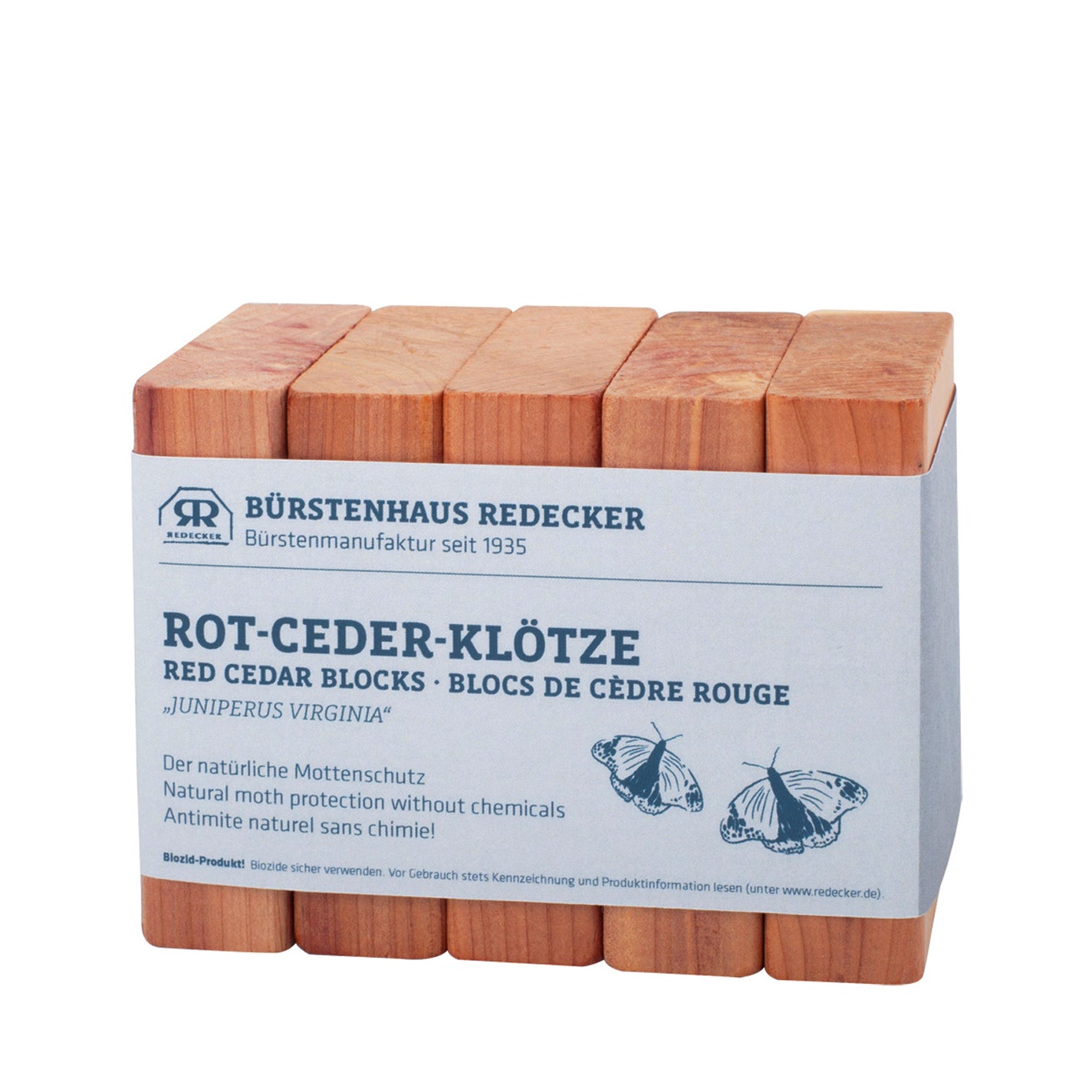Redecker Cedar Blocks - 5 pack: Official Stockist